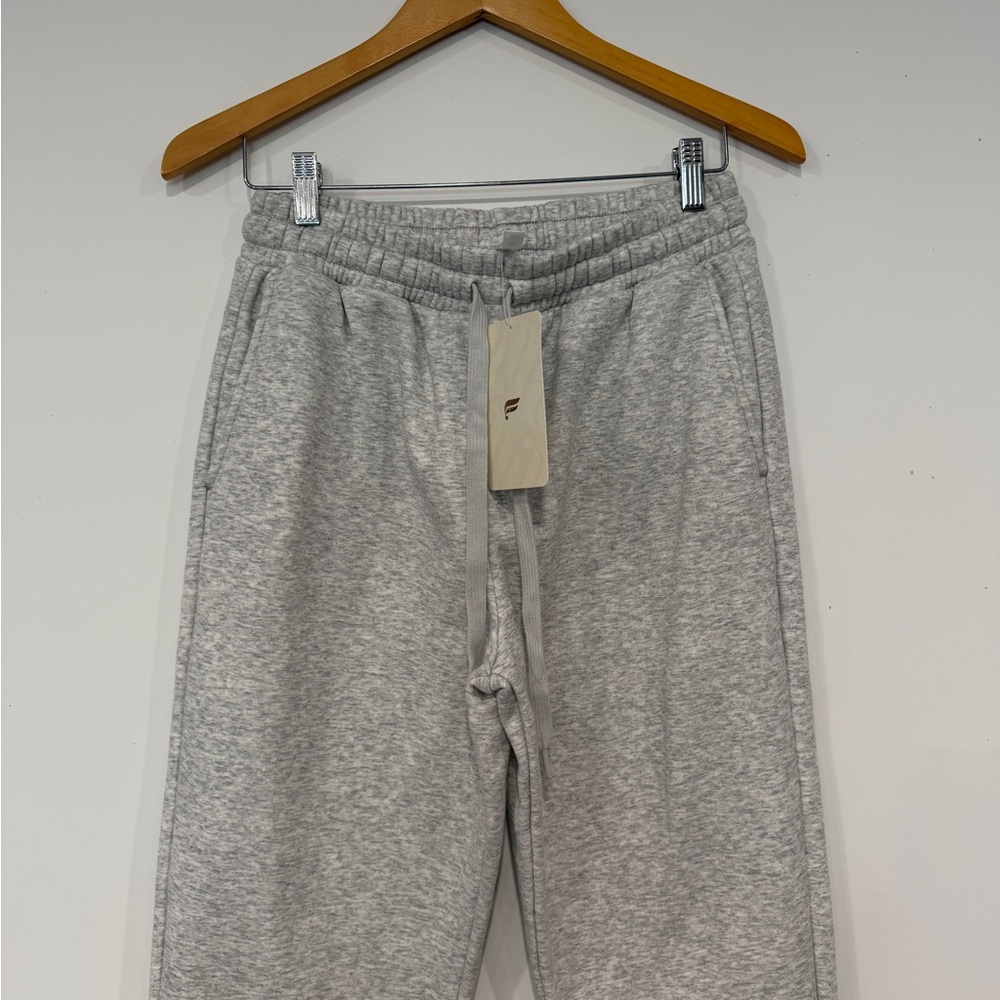 Fabletics Light Gray Heather Go-To Sweatpant - Picture 2 of 9